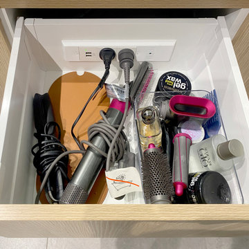 Bathroom Vanity In-Drawer Outlets