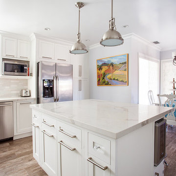 Kitchen & fireplace in Reseda