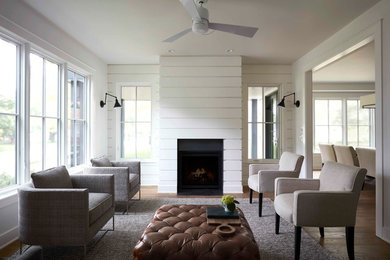 Living room - country living room idea in Other