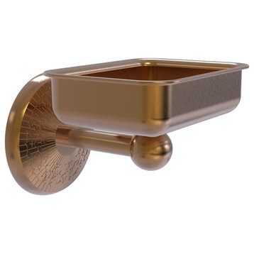 Monte Carlo Wall Mounted Soap Dish, Brushed Bronze