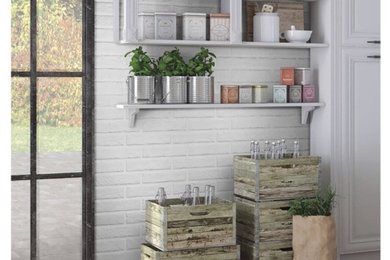 Capella Brick Porcelain Tile Collection White