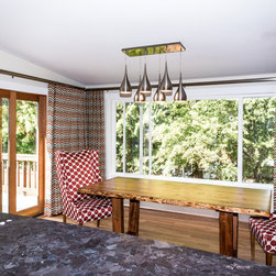 Kenmore, WA Ripplefold Drapes with Decorative Rod - Products