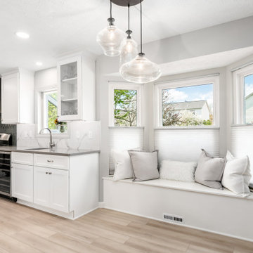 Modern Kitchen Remodel Done in an Alabaster Color