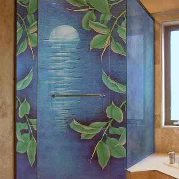 Decorative Shower Door