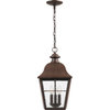 Quoizel MHE1910K Millhouse 3 Light Outdoor Lantern in Mystic Black