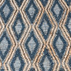 Hand Woven Ivory & Brown High/Low Diamond Geometric Jute Rug by Tufty Home, Natural/Dk.grey, 2.5x9