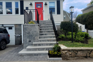 This is an example of a contemporary landscaping in Boston.