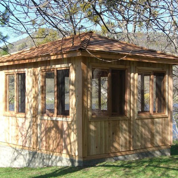 Cedarshed All Season Cedar Gazebo Kit installation in Northern California