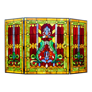 Mission Style Fireplace Screen Fireplace Screens By Buildcom
