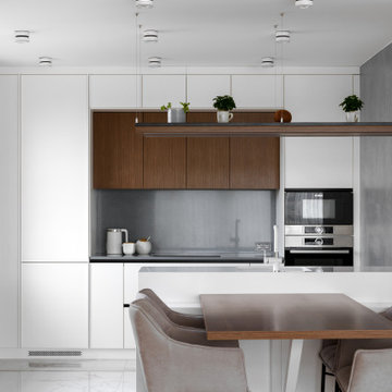 Penthouse interior design "CUBE-33"