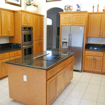 Butterscotch Maple Kitchen Reface