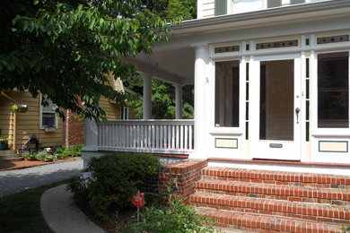 Inspiration for a victorian patio remodel in New York