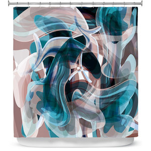 Your Ocean Purple Shower Curtain Contemporary Shower Curtains