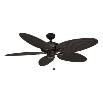 52" Honeywell Duvall Outdoor Ceiling Fan, No Light, Bronze - 50201-28