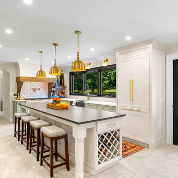 European-style Whole Home Design, Pound Ridge, NY