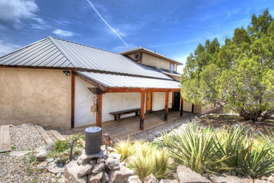 Example of a trendy exterior home design in Albuquerque