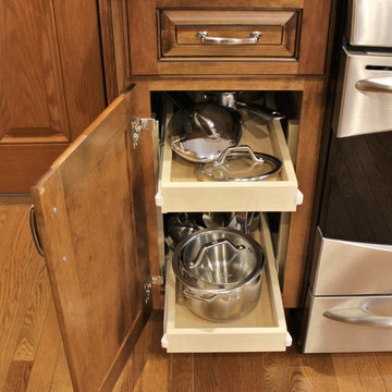 Geneseo, IL- Kitchen With Warm Neutral Colors And Harlech Cambria Tops
