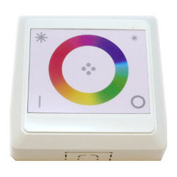 RGB Color Changing LEDs - RGB Wall Mounted Color Controller with Music Sensor - Timers And Lighting Controls