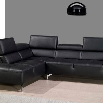 A978 Premium Italian Leather Sectional Sofa