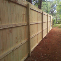 wood fences - Home Fencing And Gates