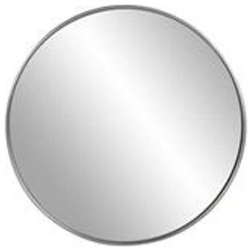 Copenhagen Round Silver Mirror