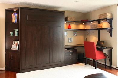 Bedroom - contemporary guest bedroom idea in DC Metro