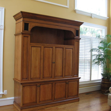 Entertainment Center with Hidden Storage