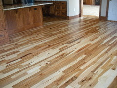 hickory staining floor floors hear anyone problems swedish glitsa yellowed far finish built used they when so