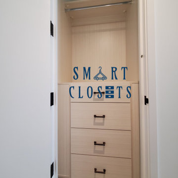 Multi Finish Custom Closets Designed By Smart Closets