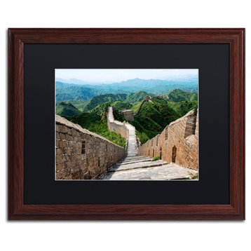 Philippe Hugonnard 'Great Wall V' Art, Wood Frame, 20 X 16, Black Matte
