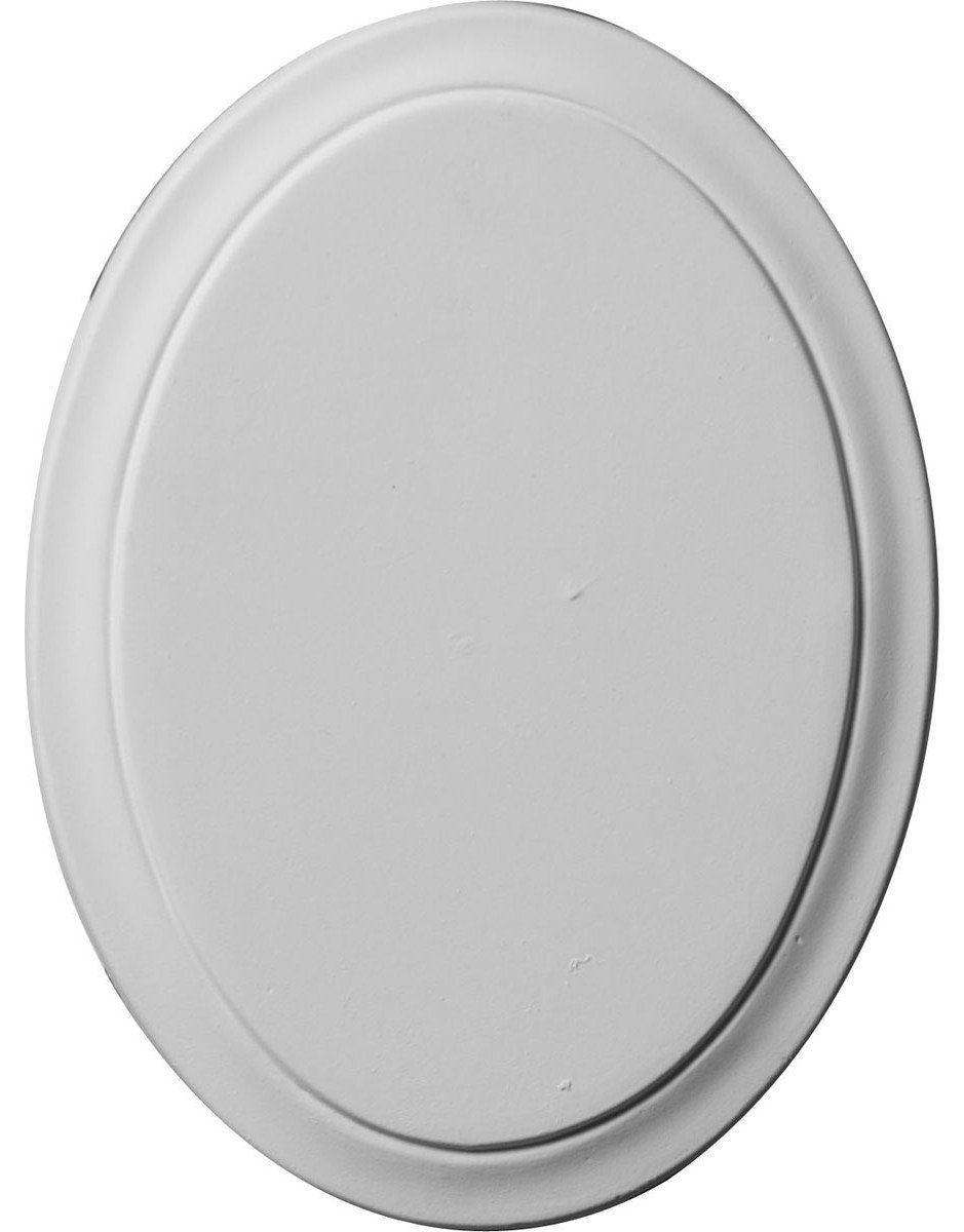 Classic Oval Rosette, 6 1/8