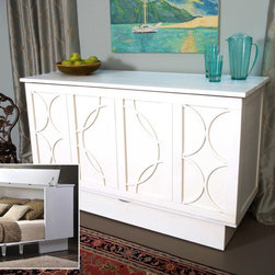 Arason Brussels Creden-ZzZ Murphy Cabinet Bed | White - Murphy Beds
