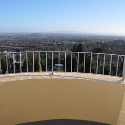 Curved Balcony Wall Rail - Home Fencing And Gates