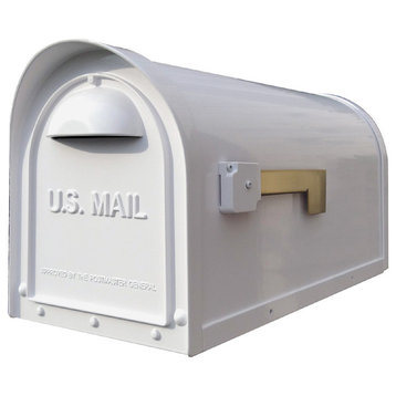 Classic Curbside Mailbox, White