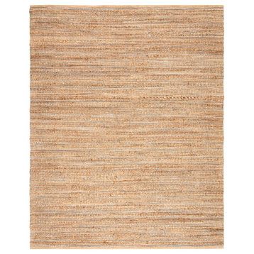 Jaipur Living Canterbury Natural Solid Beige/Blue Area Rug, 5'x8'