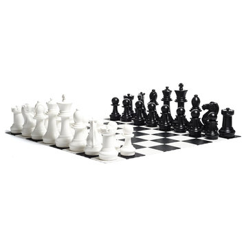 MegaChess Giant Chess and Checkers Bundle, 25" King
