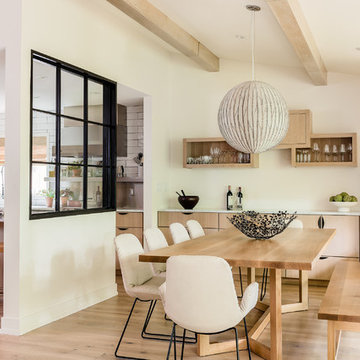 Modern Urban Kitchen and Dining Room