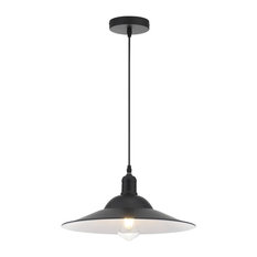 Wings Industrial Pendant Light, Black