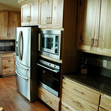 Customer Photos: Rustic Hickory with Reverse Raised Panel Doors