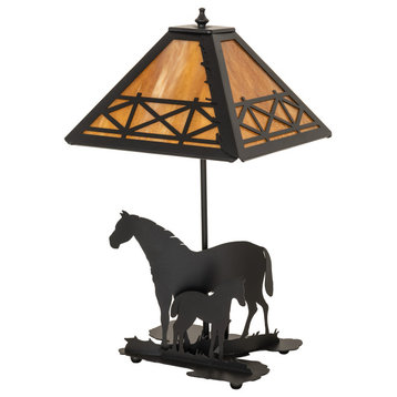 22 High Mare & Foal Table Lamp