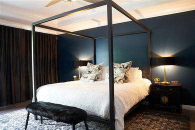 Inspiration for a modern bedroom remodel in Charlotte