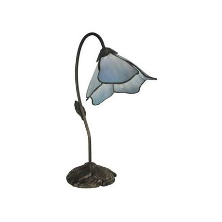 Dale Tiffany Poelking 1 Light Blue Lily Table Lamp