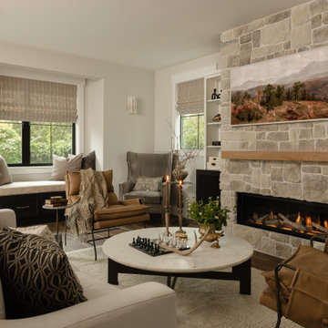 Queen Anne Modern Rustic Living Room Remodel