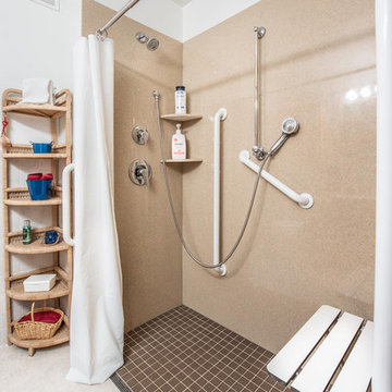 Level Entry Tub-To-Shower Conversion