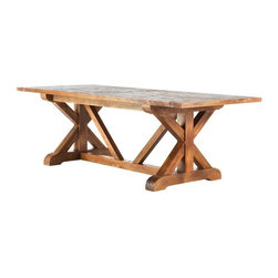 Cane Bark Dining Table - Dining Tables