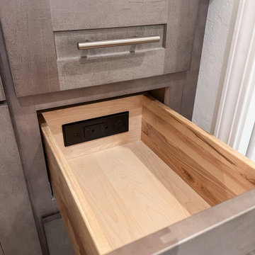 Bathroom Vanity In-Drawer Outlets