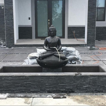 Buddha Water Feature - BEFORE