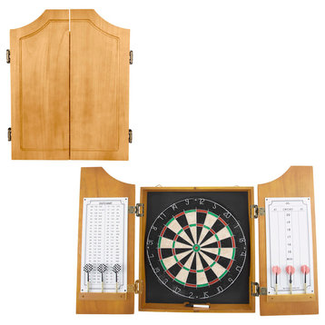 Solid Wood Dart Cabinet Set by Trademark Gameroom