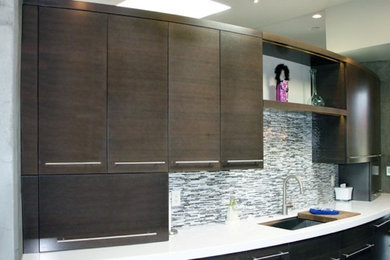 Trendy kitchen photo in Salt Lake City