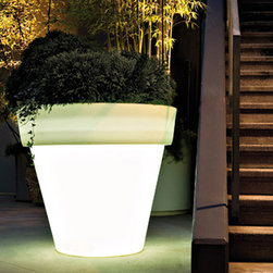 Vas Outdoor Illuminated Planters with Light - Outdoor Lighting
